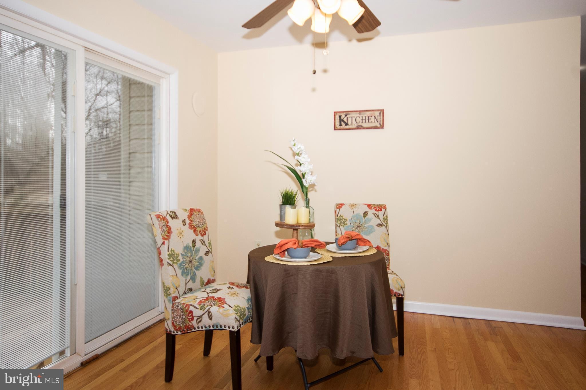 1607 Carsins Run Road Aberdeen, MD 21001 - Photo 14 of 30 Kitchen breakfast area with hardwood floor