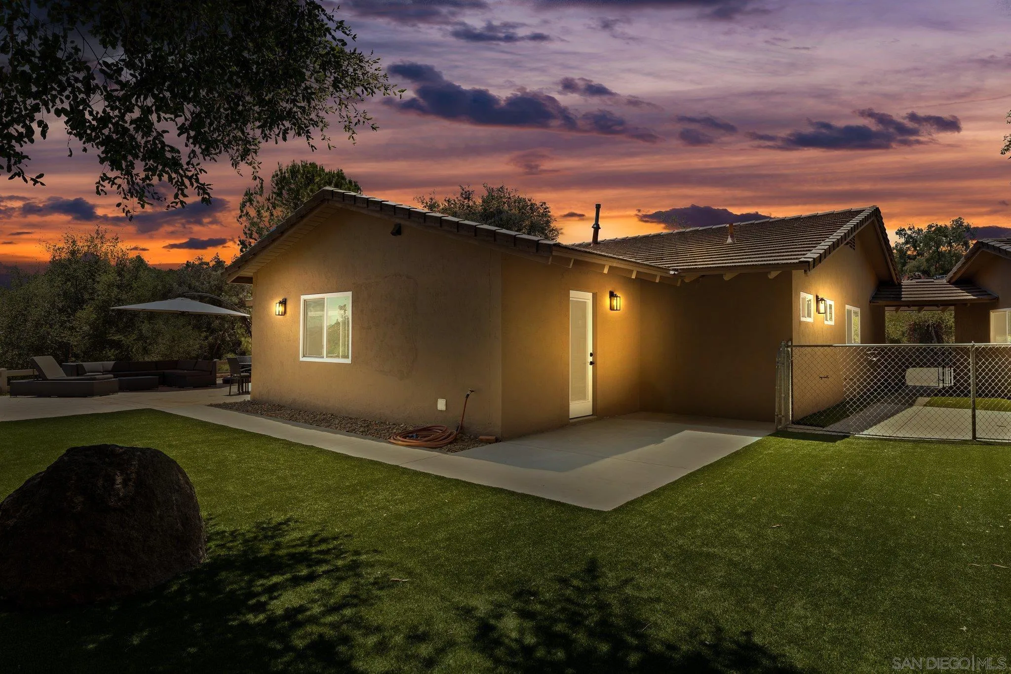 2686 Via Viejas Alpine, CA 91901 - Photo 40 of 55 a front view of house with yard and green space