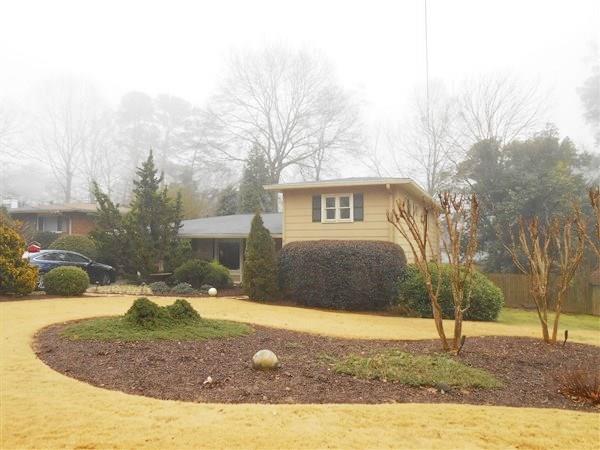 3167 Gablewood Court Decatur, GA 30033 - Photo 1 of 1 Front view of this very private 3 or 4 bedroom Split Level in Lindmoor Woods