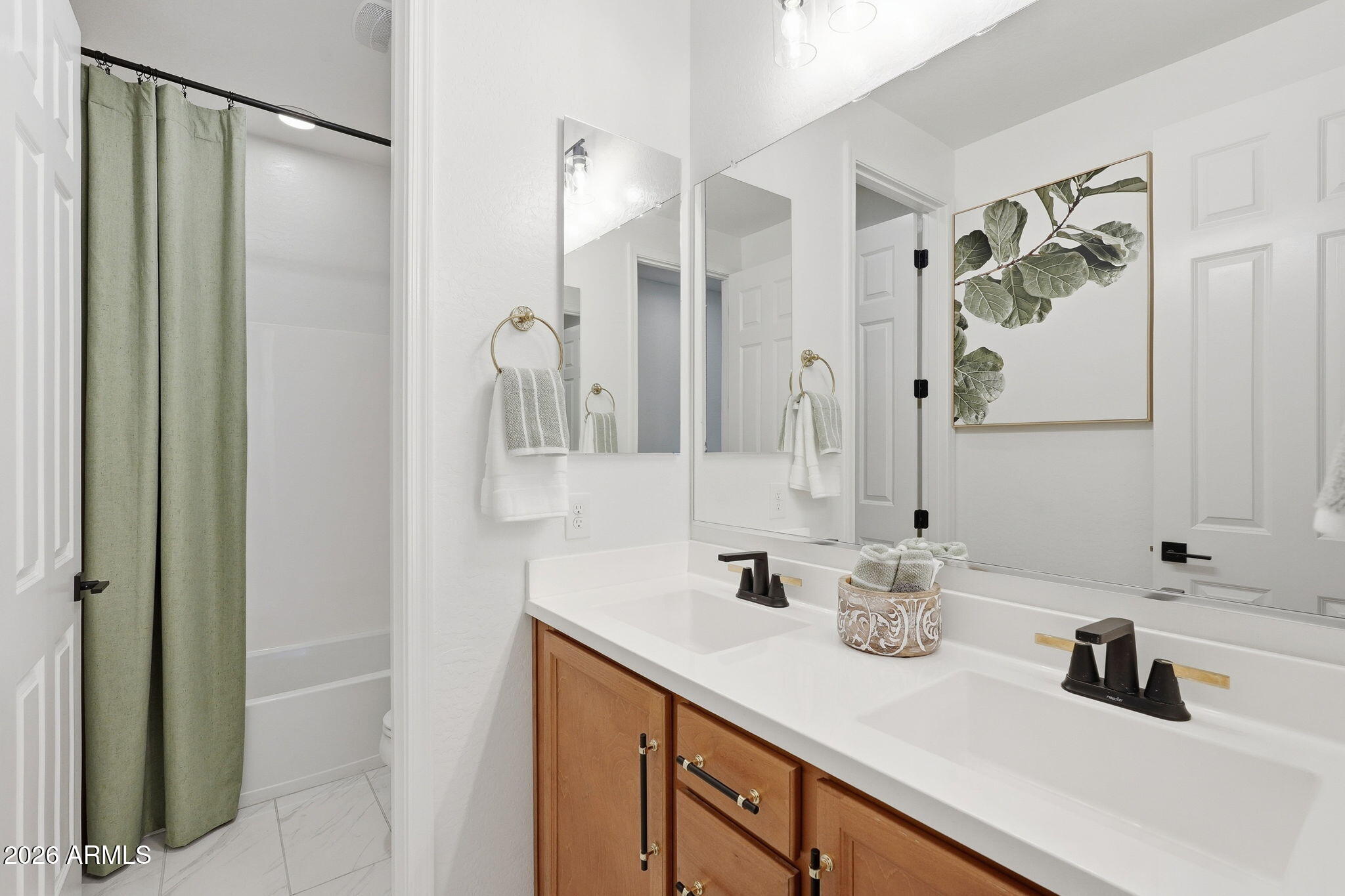 22607 East Russet Road Queen Creek, AZ 85142 - Photo 43 of 64 a bathroom with a sink and a mirror