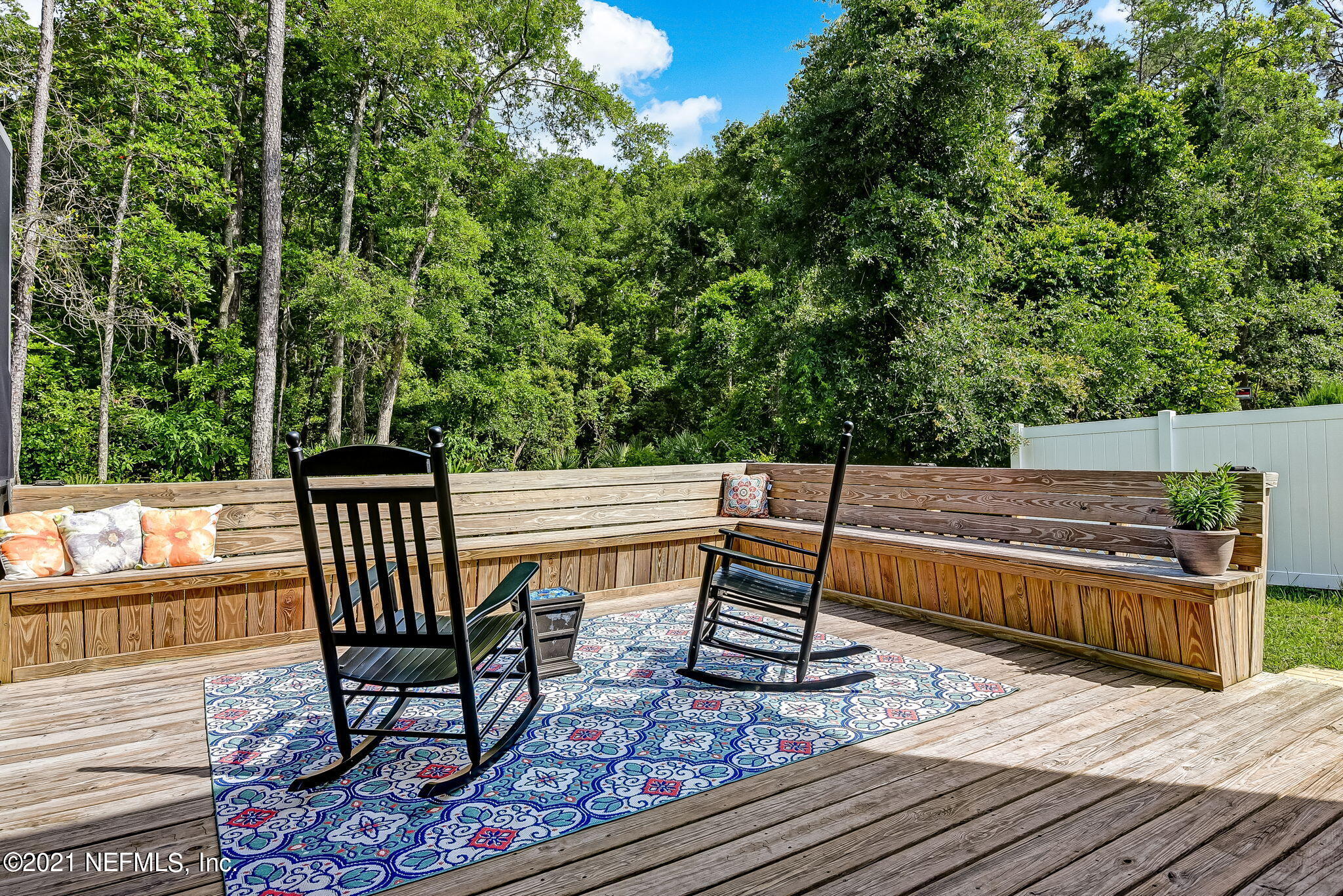 97254 Bluff View Circle Yulee, FL 32097 - Photo 32 of 34 a view of a bench in the roof deck
