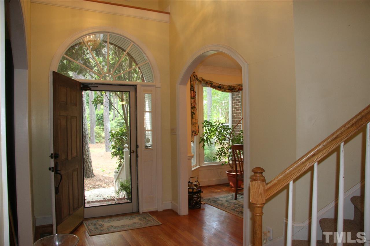 232 Release Circle Raleigh, NC 27615 - Photo 15 of 23 a view of an entryway with wooden floor