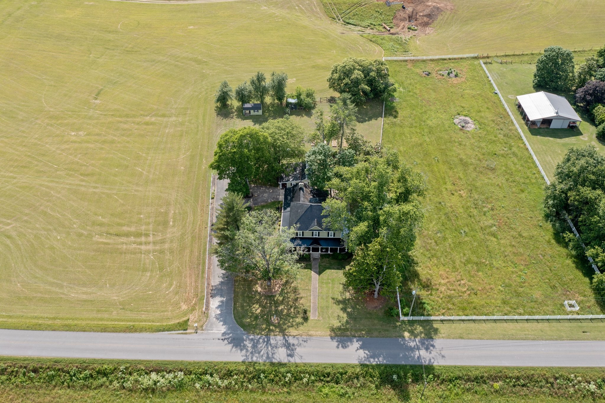 330 Smith Chapel Road Tullahoma, TN 37388 - Photo 49 of 50 Great aerial view. Sith Chapel Road in front of house has very little traffic.