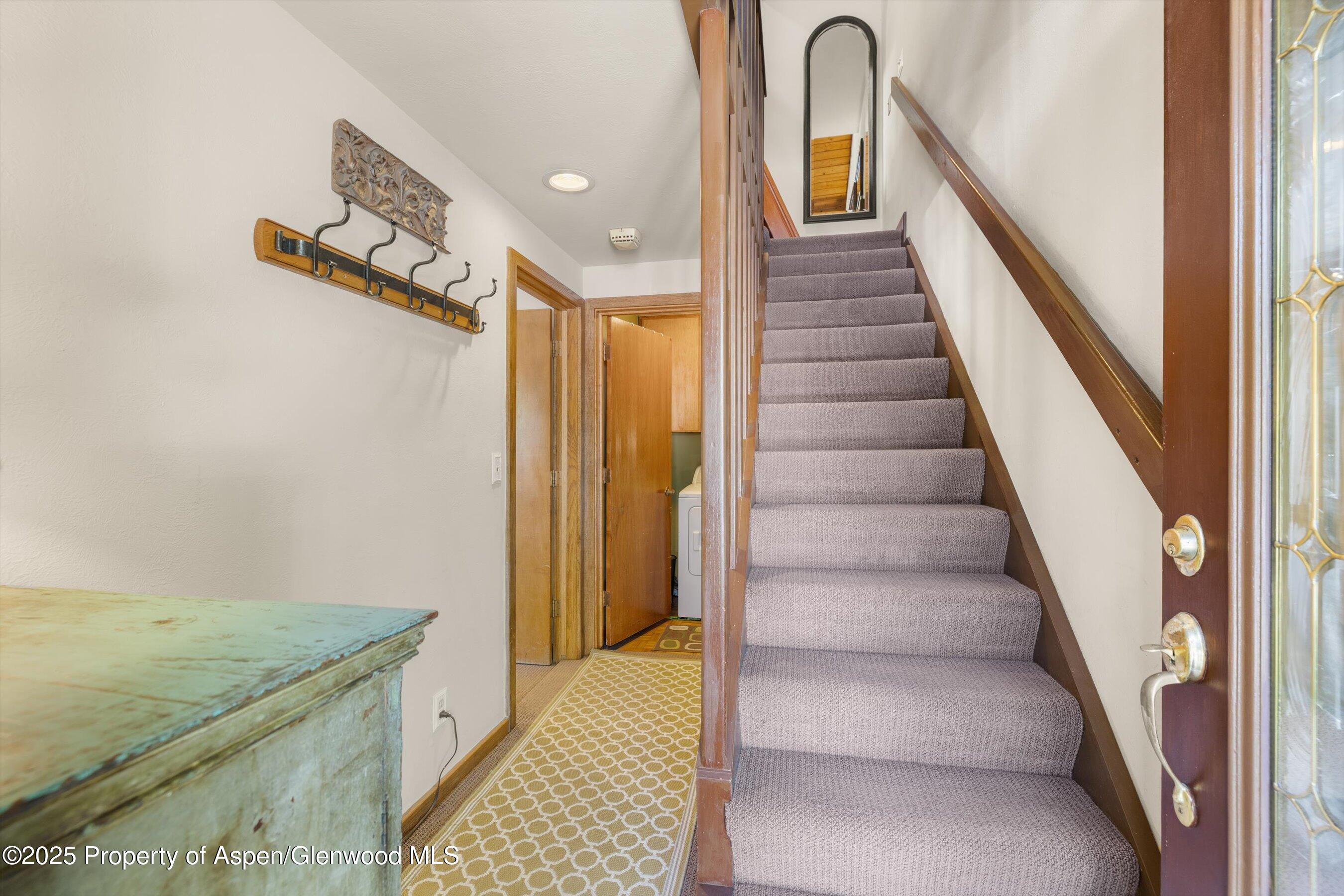 125 East Hyman Avenue, Unit 1A Aspen, CO 81611 - Photo 10 of 19 a view of entryway and hall with wooden floor