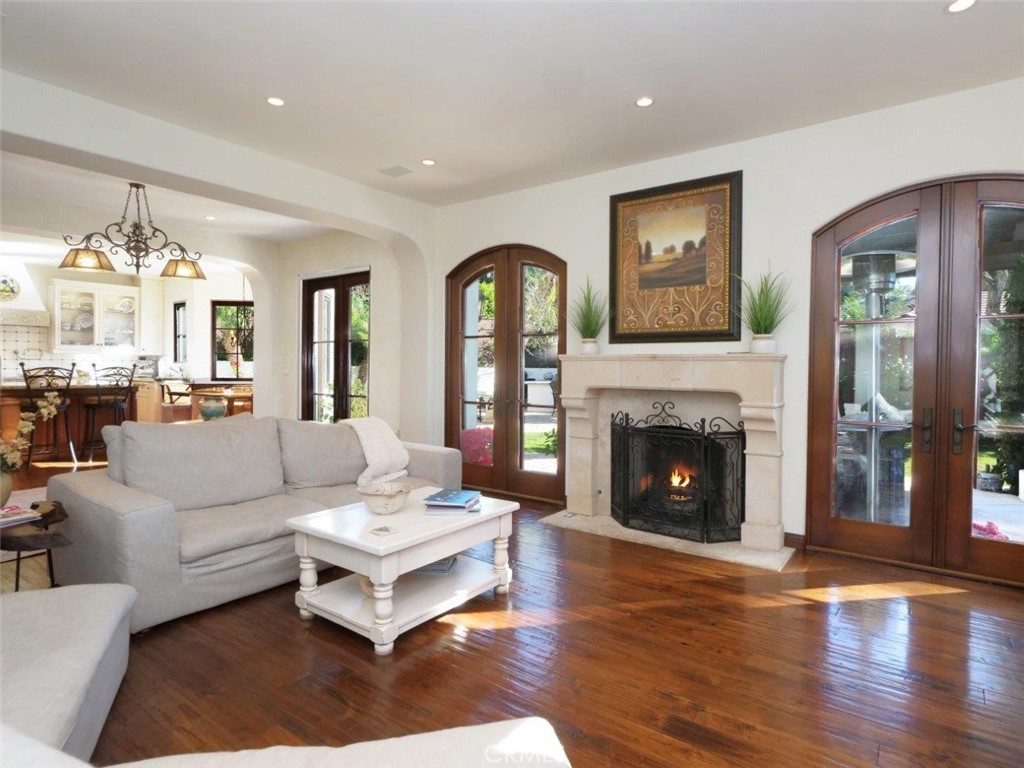 1724 Vía Estudillo Palos Verdes Estates, CA 90274 - Photo 12 of 45 a living room with furniture and a fireplace
