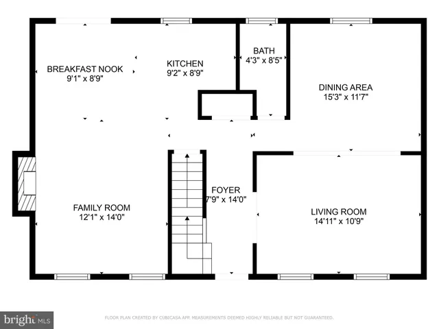 a picture of a floor plan