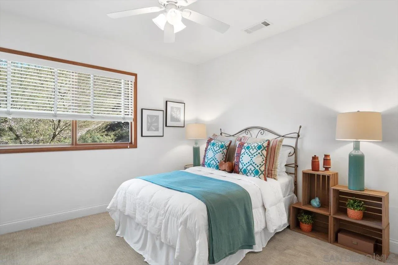 11760 Betsworth Road Valley Center, CA 92082 - Photo 20 of 47 a bedroom with a bed and a window