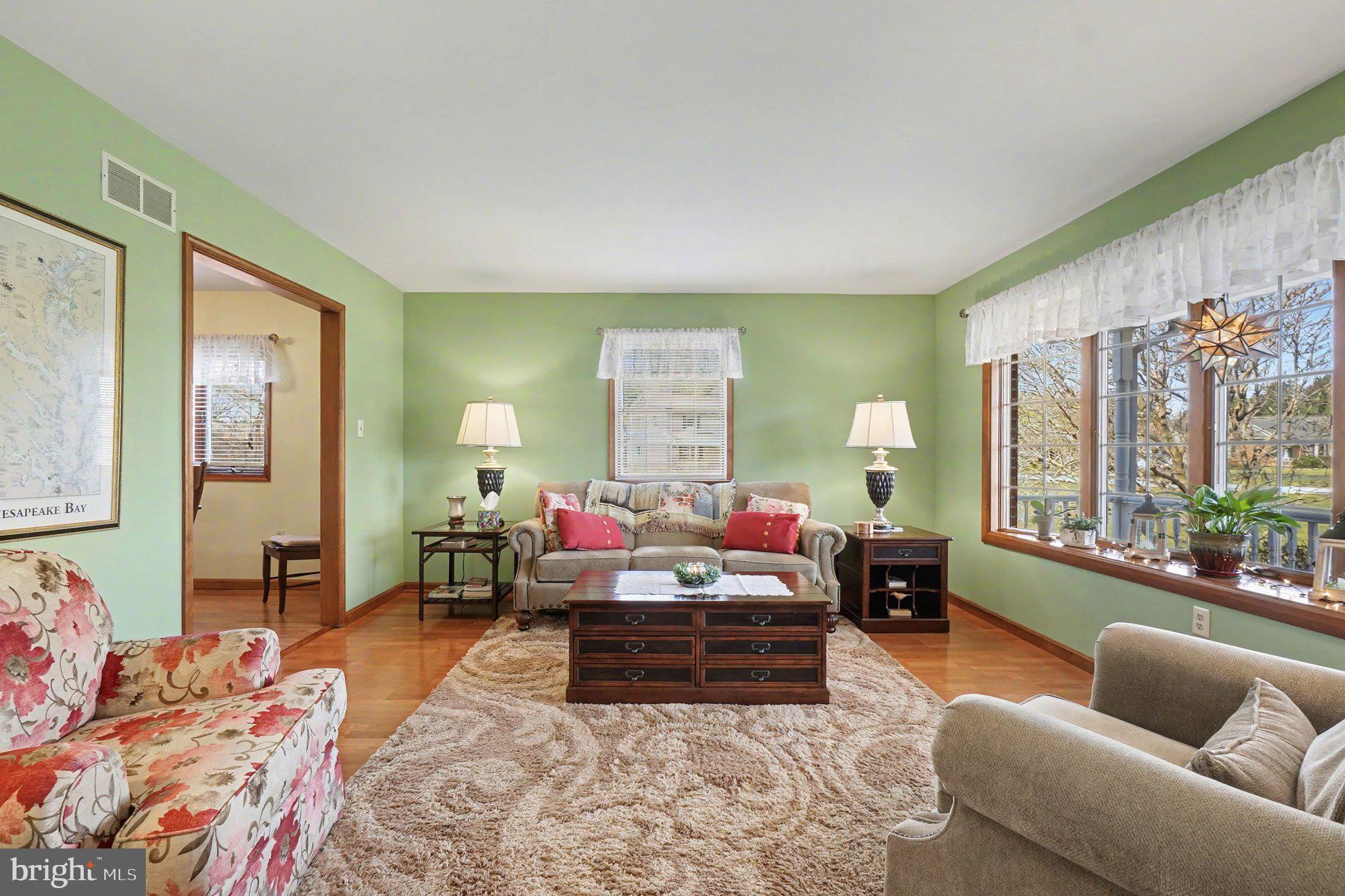 72 Cynthia Court Elkton, MD 21921 - Photo 8 of 61 Spacious Living Room offers Hardwoods & Bay Window