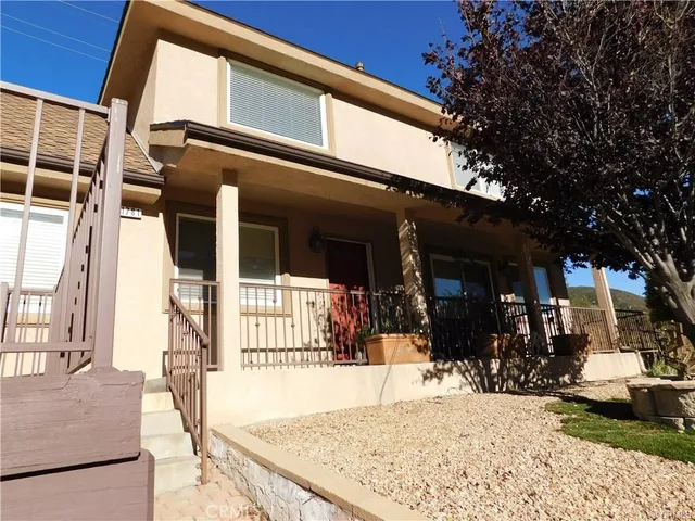 a view of a house with a outdoor space