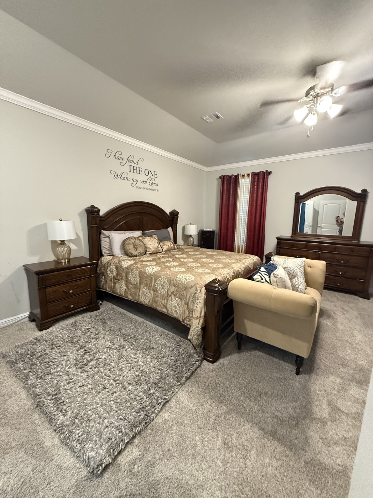 4811 Lacebark Pne Trail Rosenberg, TX 77471 - Photo 12 of 31 a bedroom with a bed and window