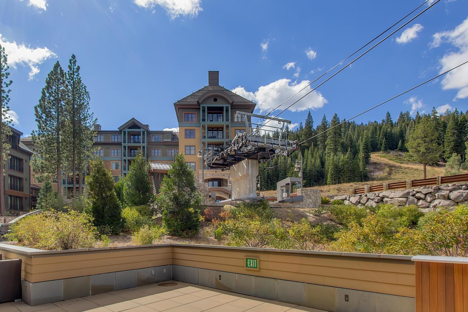 13051 Ritz Carlton Highlands Court, Unit 4308 INTEREST 8 Truckee, CA 96161 - Photo 25 of 26 a house view with a sitting space fire pit and outdoor space