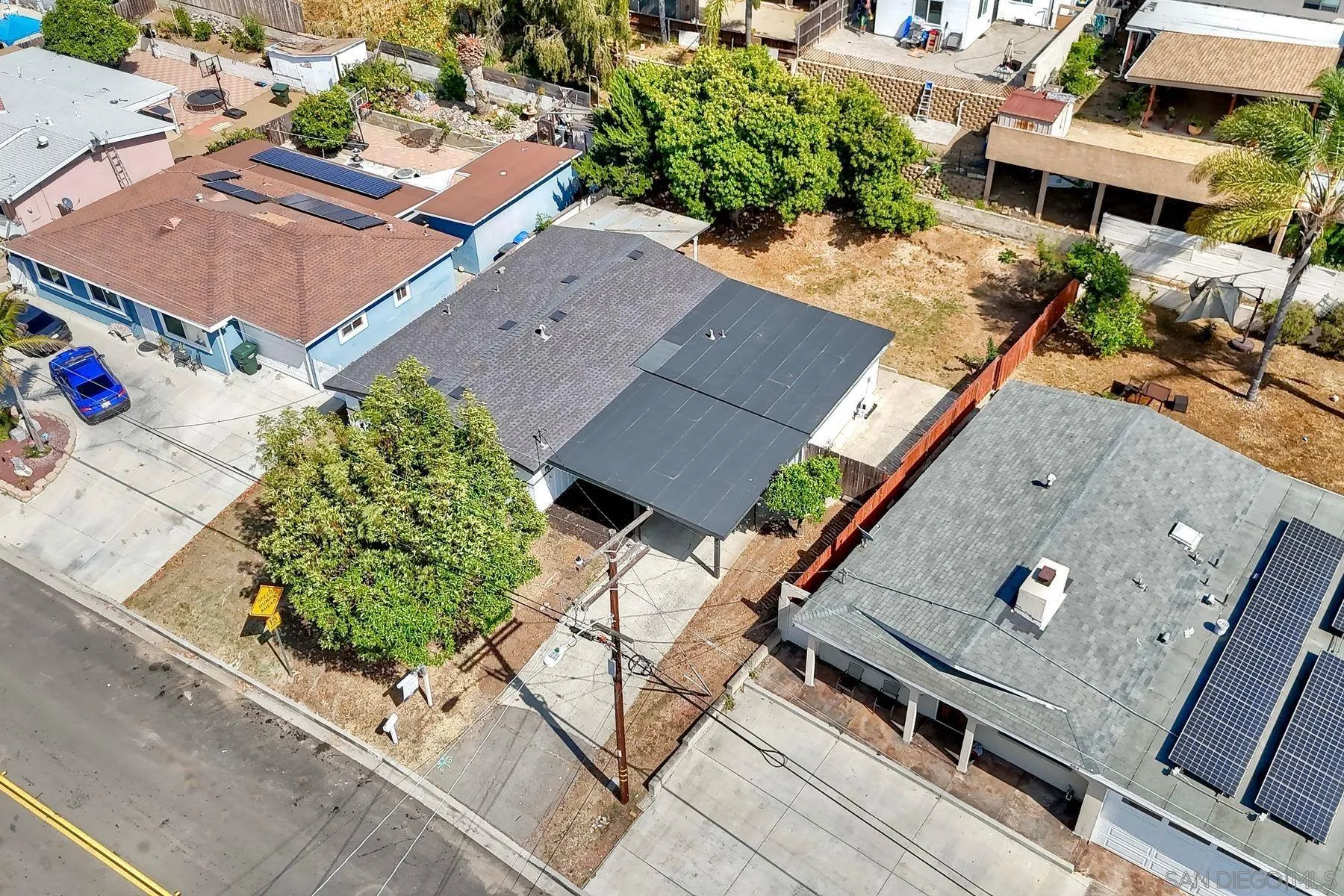 578 East Indian Rock Road Vista, CA 92084 - Photo 30 of 30 an aerial view of a house with a yard