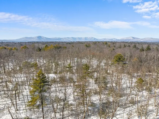 a view of a city with an ocean beach
