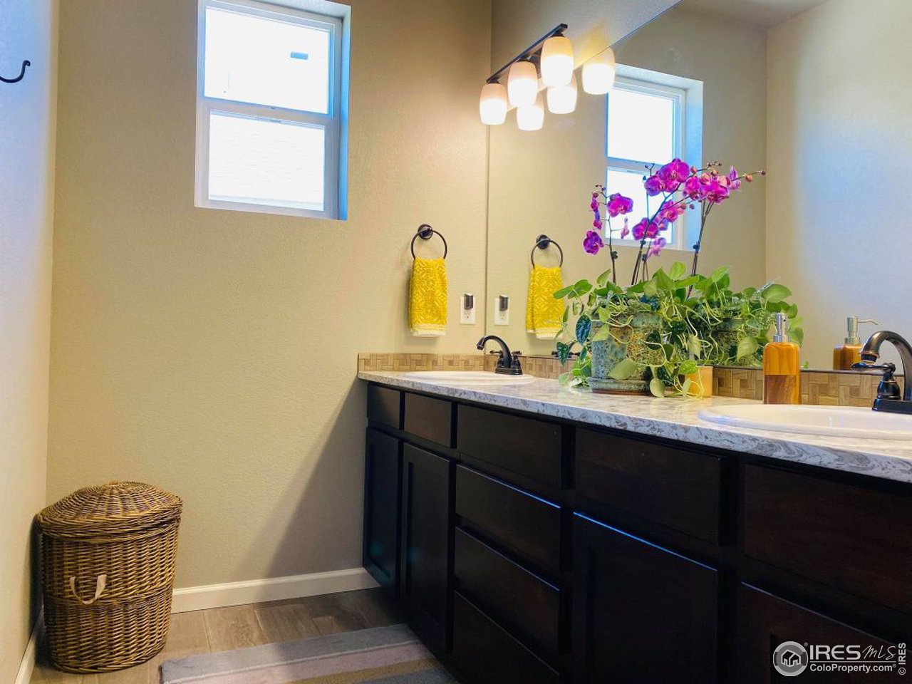 505 Deville Drive Greeley, CO 80634 - Photo 23 of 39 a bathroom with a sink and a mirror