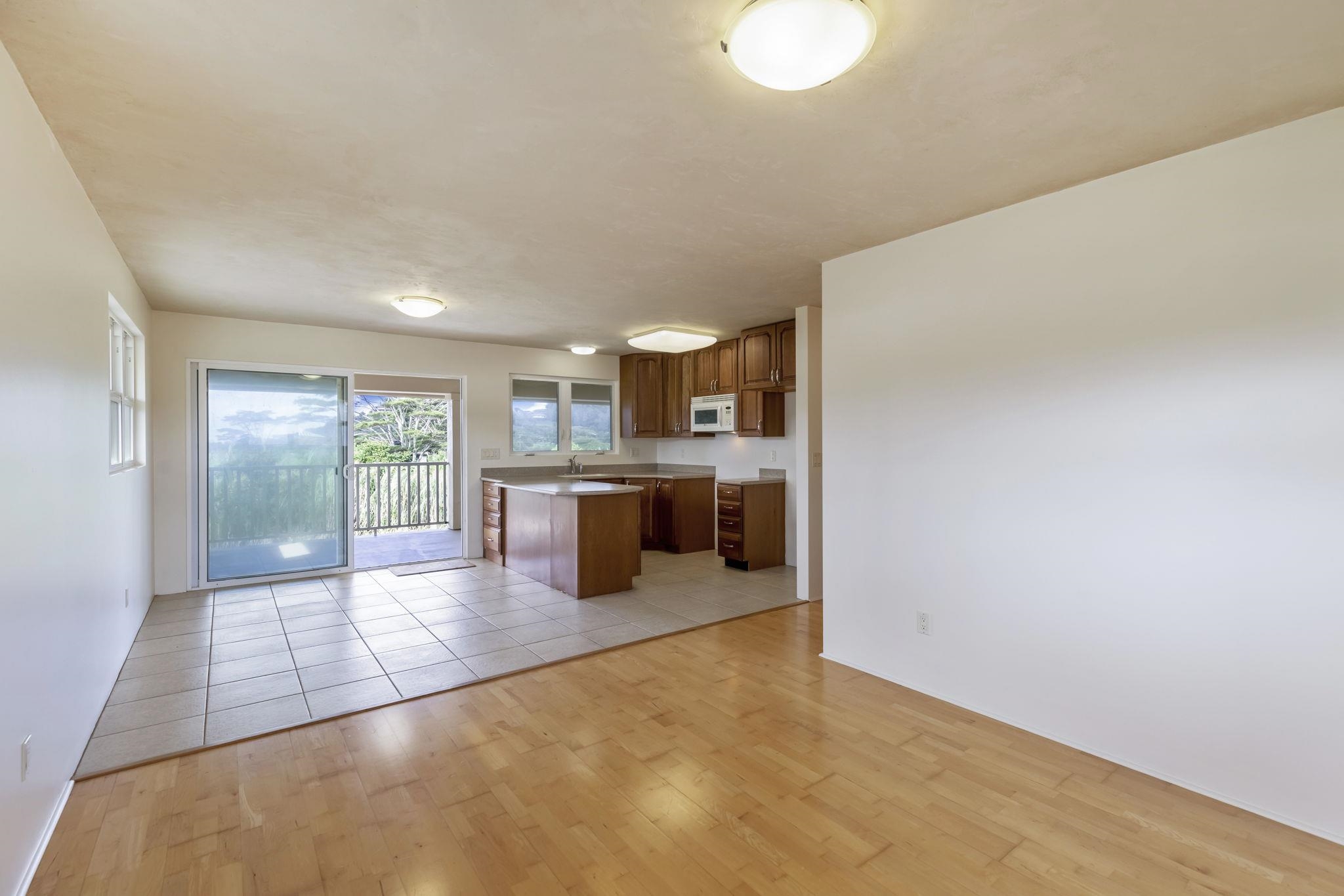 44 Pokoa Place Haiku, HI 96708 - Photo 10 of 29 a view of a kitchen with a sink and a window