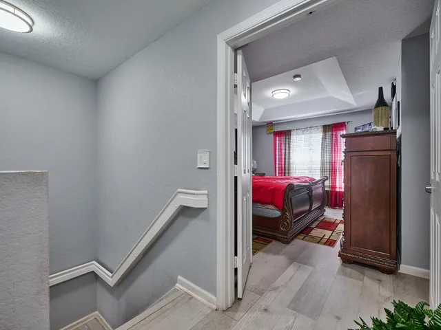 a view of a hallway with interior of the house