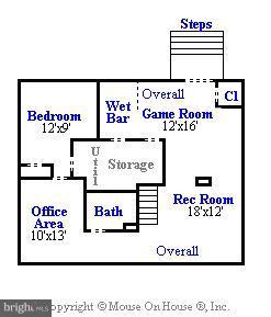 307 Stuart Court Berryville, VA 22611 - Photo 28 of 29 Lower Level Floor Plan