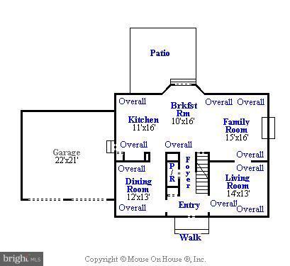 307 Stuart Court Berryville, VA 22611 - Photo 29 of 29 Main Level Floor Plan