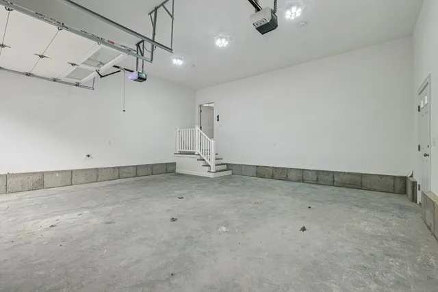 a view of a room with an empty space