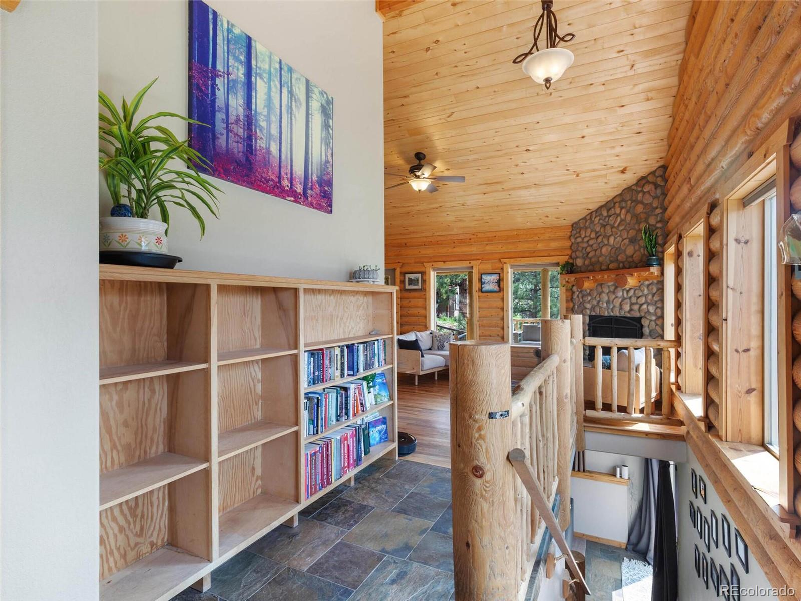 603 Old State Road Bailey, CO 80421 - Photo 7 of 40 a view of a workspace with furniture