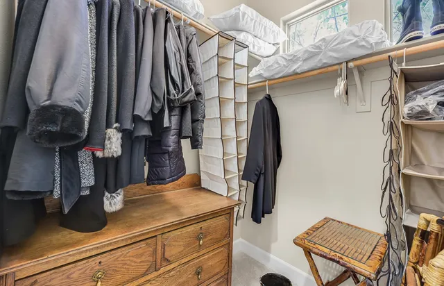 a view of a golf course with a garden