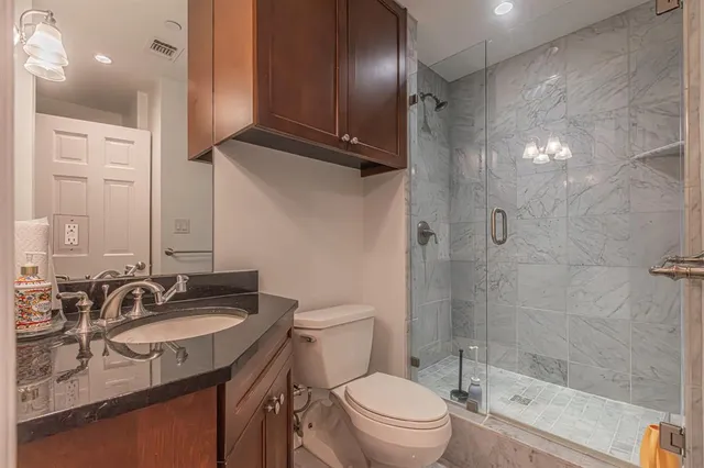 a view of a city from a balcony