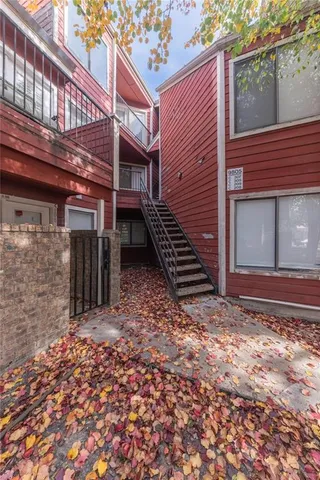 a view of a pathway door of house