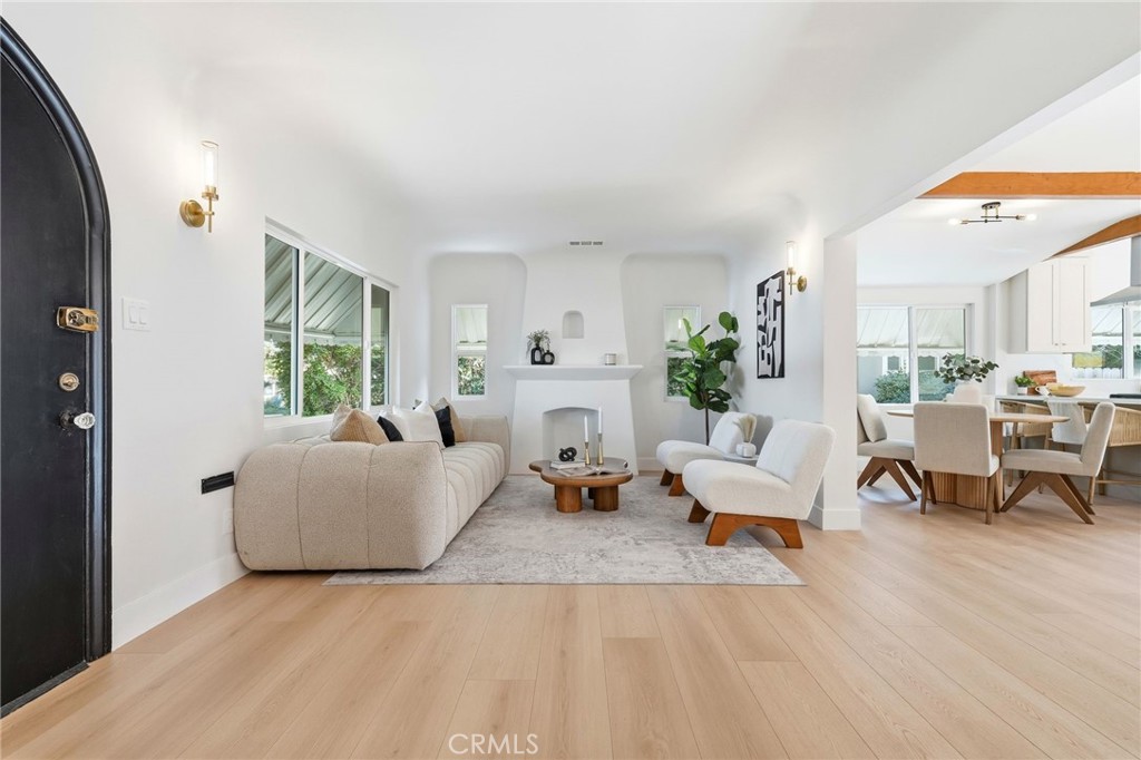 829 North Valley Street Burbank, CA 91505 - Photo 13 of 58 a living room with furniture and a large window