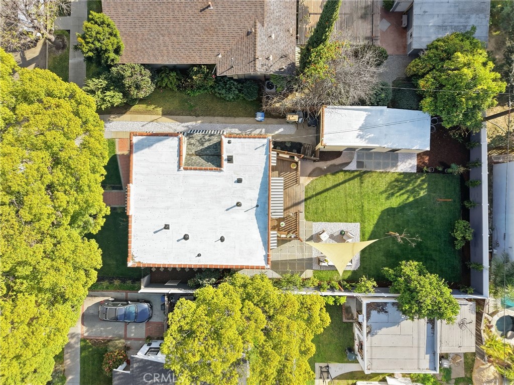 829 North Valley Street Burbank, CA 91505 - Photo 56 of 58 an aerial view of a house with outdoor space swimming pool