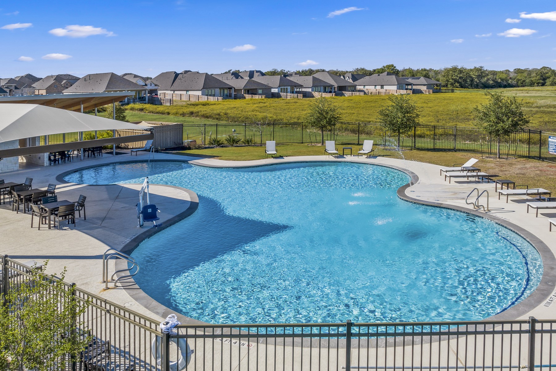 118 Periwinkle Lane Bastrop, TX 78602 - Photo 11 of 15 a view of a city from a balcony