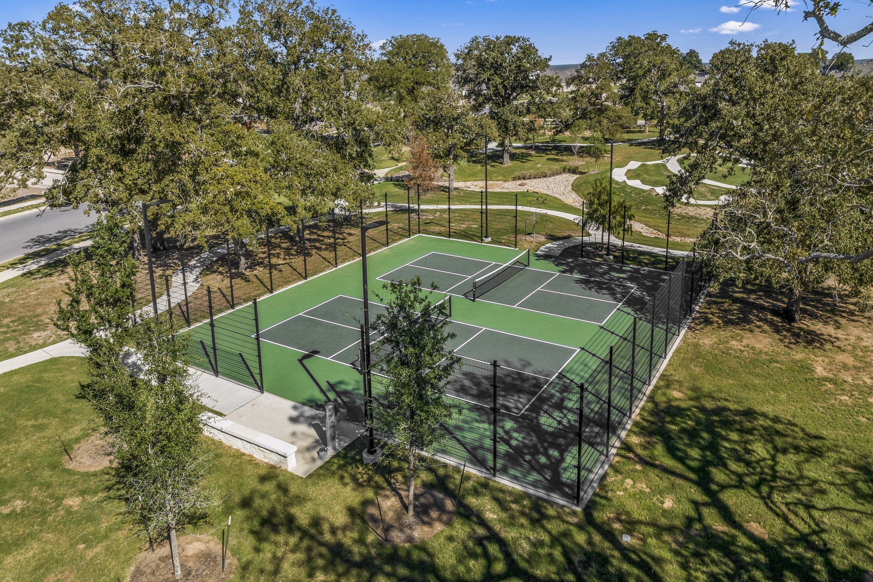 118 Periwinkle Lane Bastrop, TX 78602 - Photo 14 of 15 an aerial view of a house with a yard