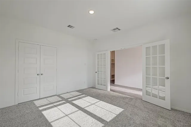 a view of empty room