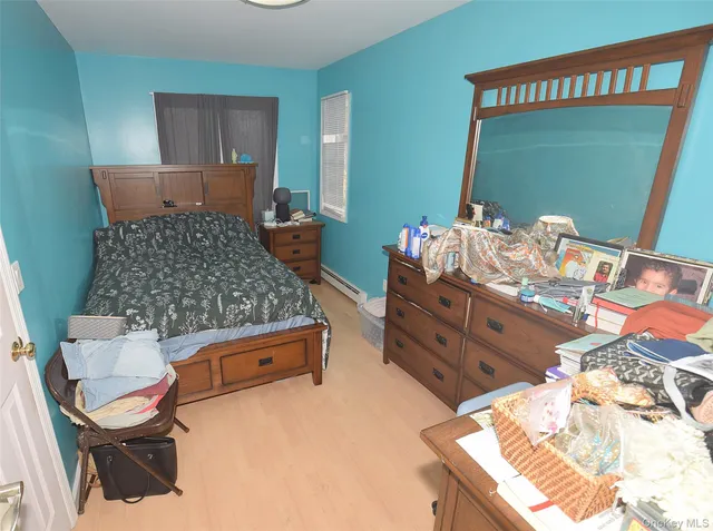 a workspace with furniture and rug