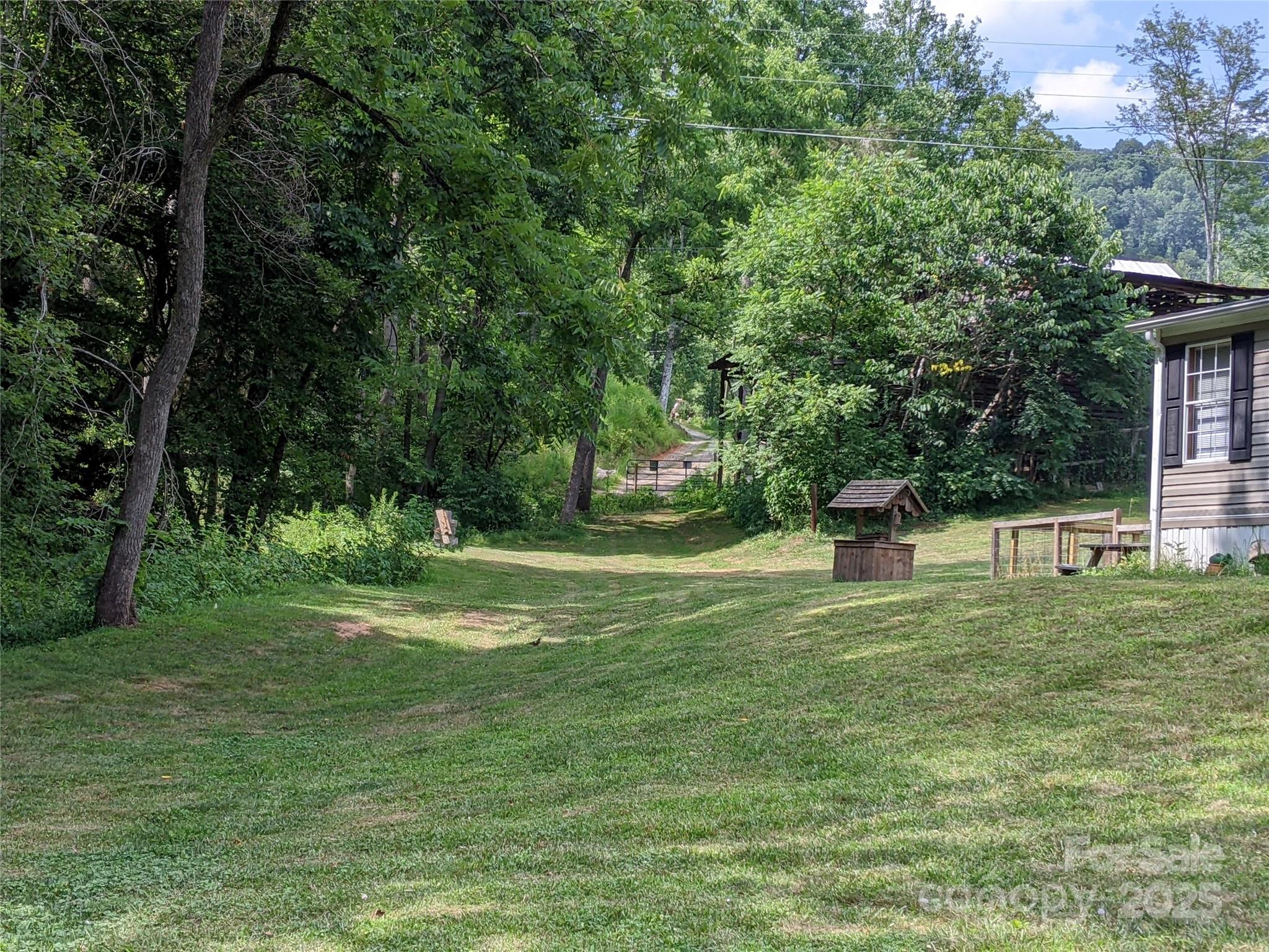196 McKinney Road Weaverville, NC 28787 - Photo 2 of 20 a backyard of a house with lots of green space
