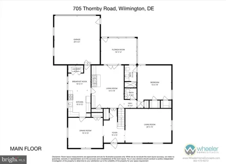 $670,000 | 705 Thornby Road, Wilmington, DE 19803