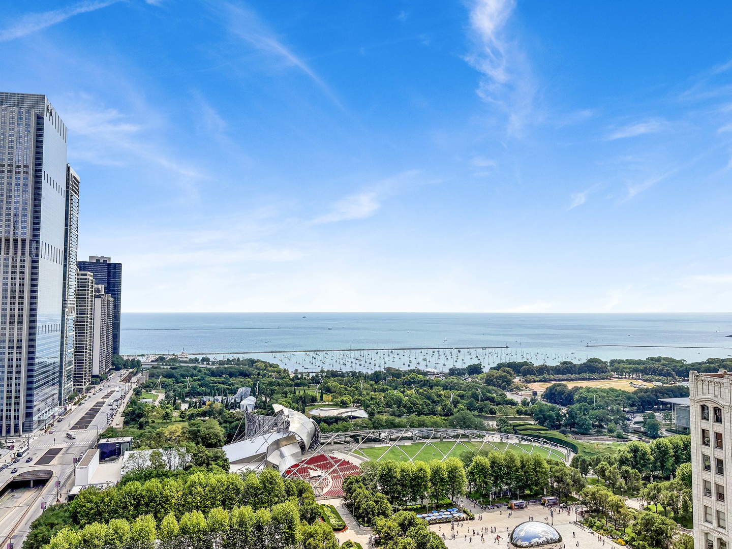 130 North Garland Court, Unit 3001 Chicago, IL 60602 - Photo 11 of 63 a view of a city with a building in the background