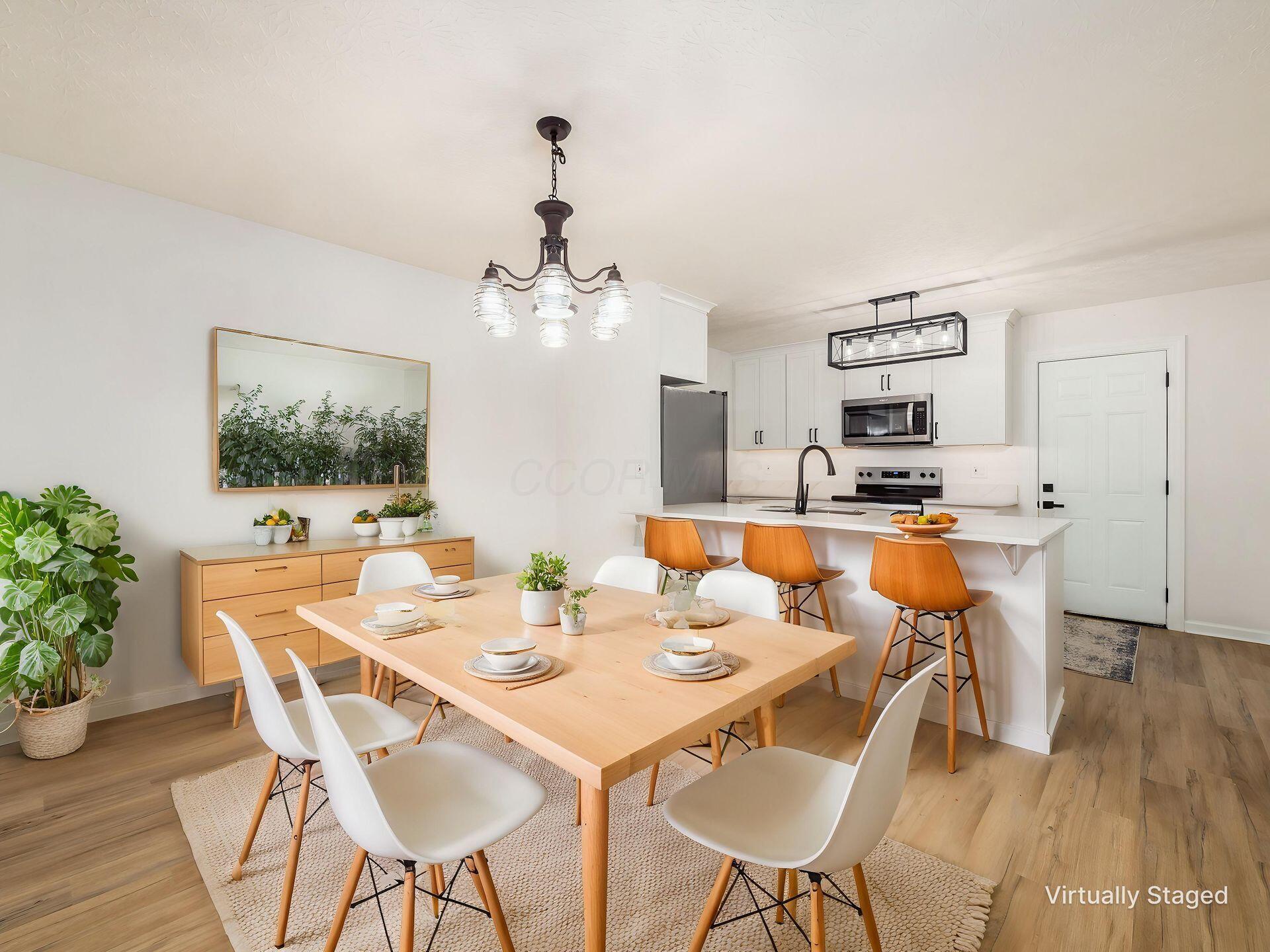 Dining Room open to kitchen