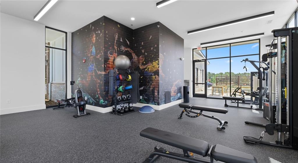 100 Rosemoore Drive Covington, GA 30014 - Photo 35 of 41 a view of a room with gym equipment