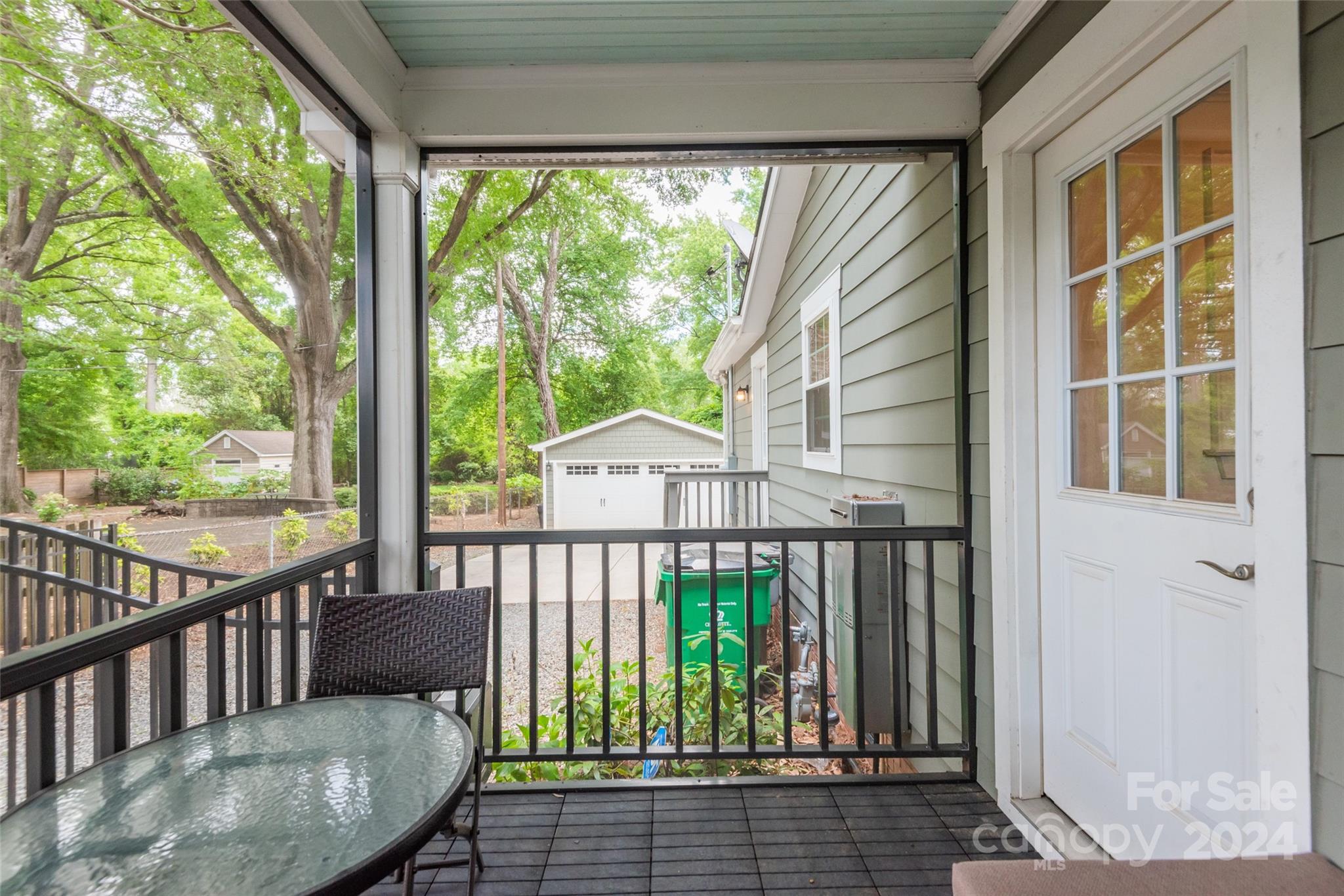 665 Marsh Road Charlotte, NC 28209 - Photo 24 of 31 a view of a two chairs in the balcony