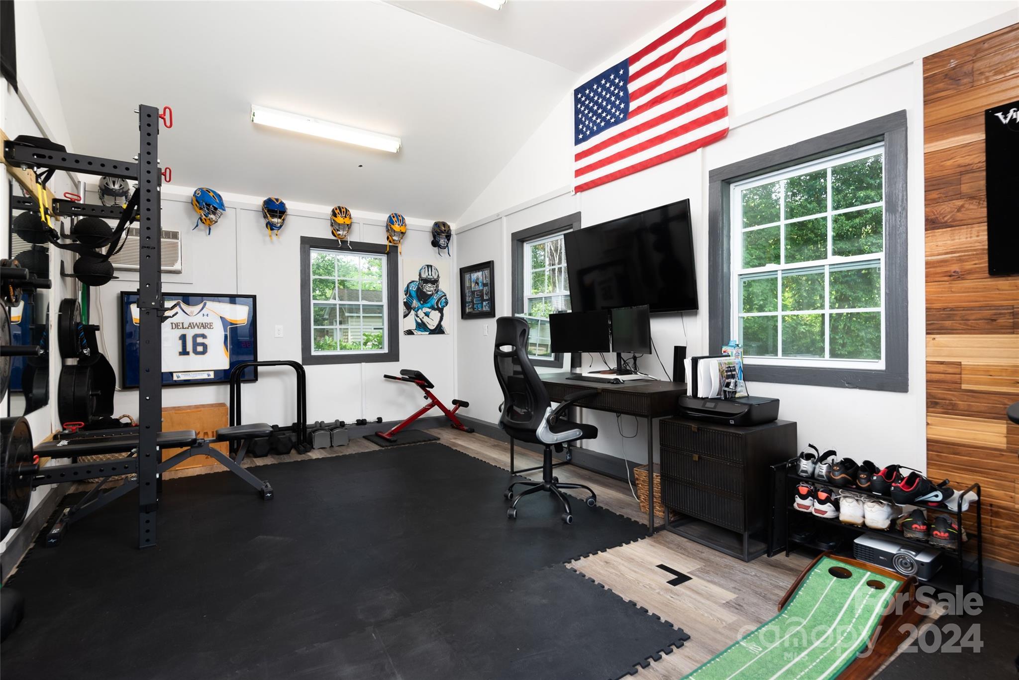 665 Marsh Road Charlotte, NC 28209 - Photo 28 of 31 a livingroom with workspace and a window