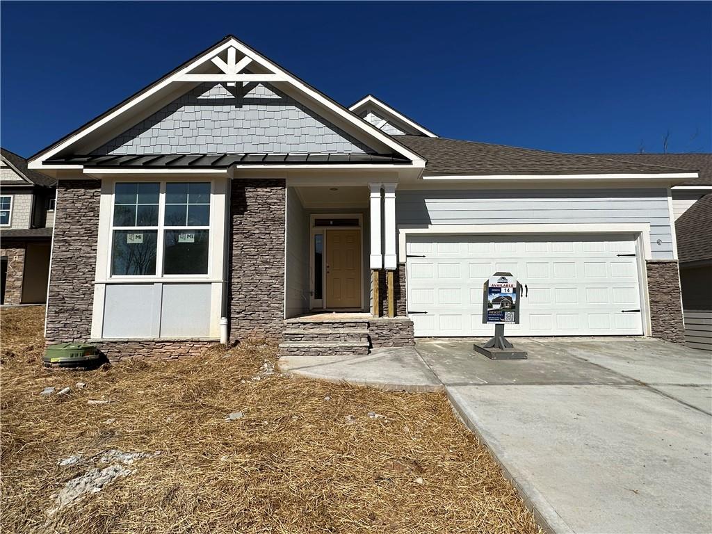 a view of a house with a outdoor space