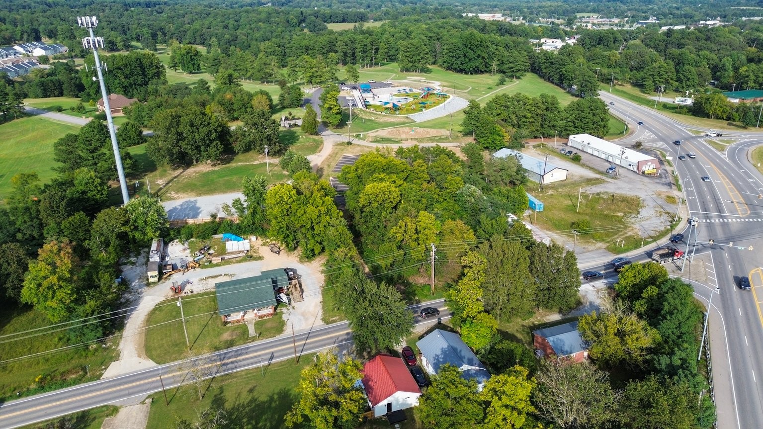 105 Pond Road Dickson, TN 37055 - Photo 13 of 13 an aerial view of residential house with outdoor space and swimming pool