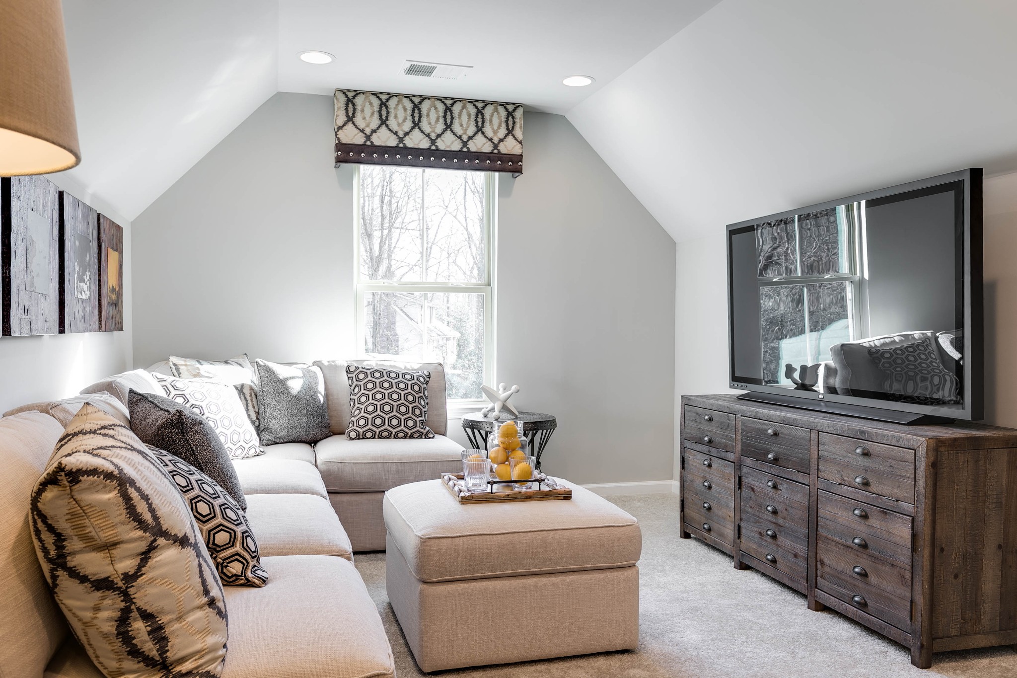105 Keelon Gap Road Spring Hill, TN 37174 - Photo 3 of 8 a living room with furniture and a flat screen tv