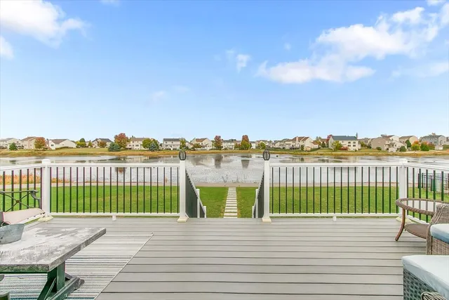 a view of a city from a balcony