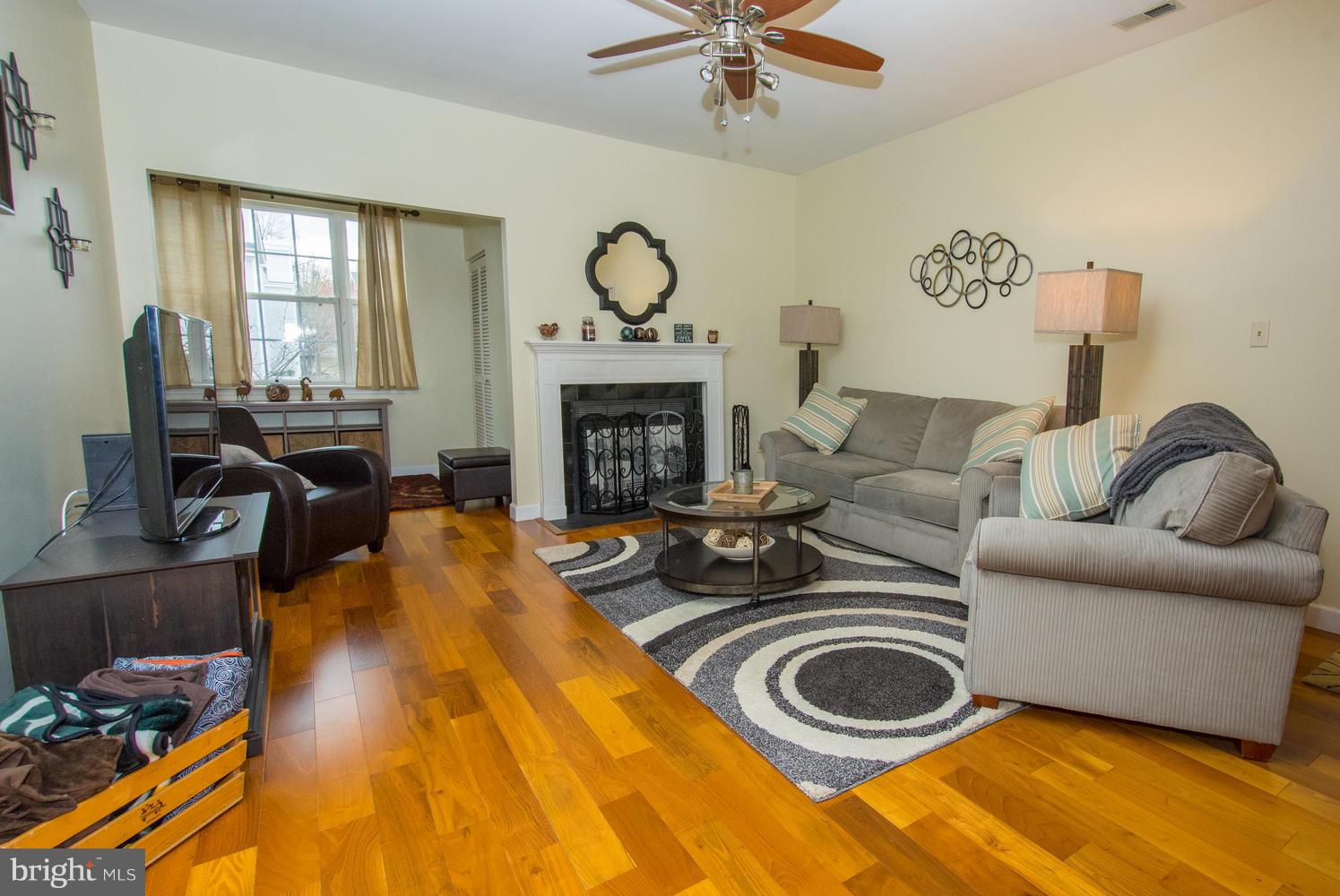 606 Moonglow Road, Unit 203 Odenton, MD 21113 - Photo 2 of 29 a living room with furniture and a fireplace
