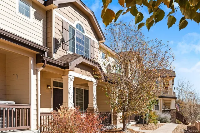 a view of a building with a street