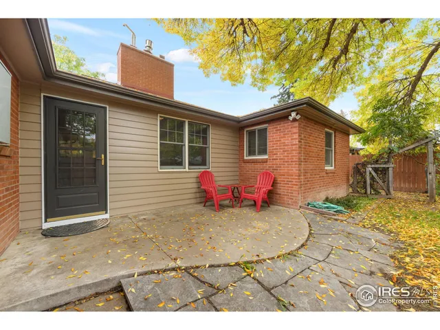 a view of a house with a patio