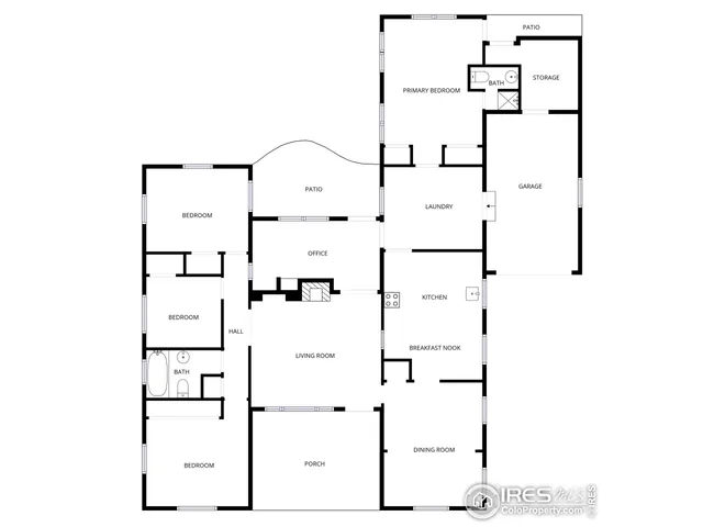 a picture of floor plan