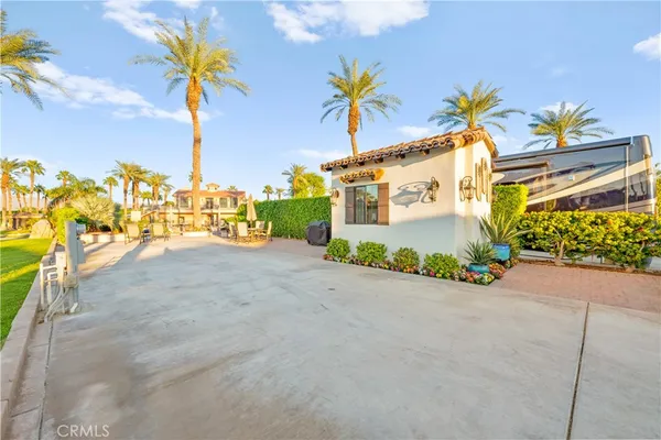 a view of a street with a building in background