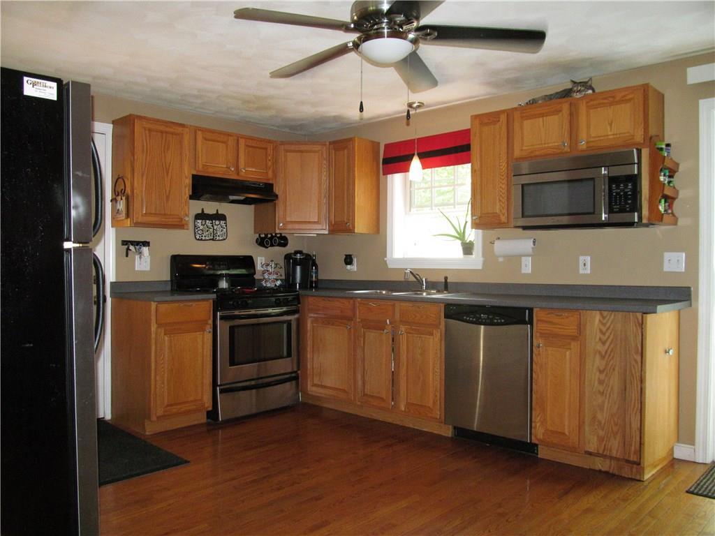 160 Old Mill Road Sanford, ME 04073 - Photo 14 of 24 Kitchen w/ hardwood floors,...